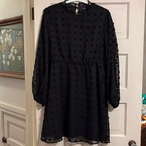 Black Polka Dot Dress